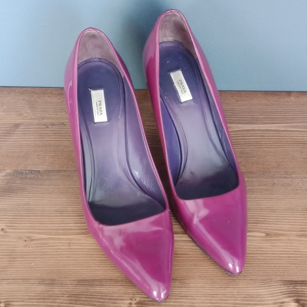 Prada pointed toe heels